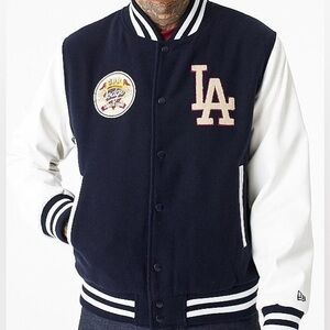 NEW ERA Medium LOGO VARSITY MLB LOS ANGELES DODGERS - NAVY/OFF WHITE Rare